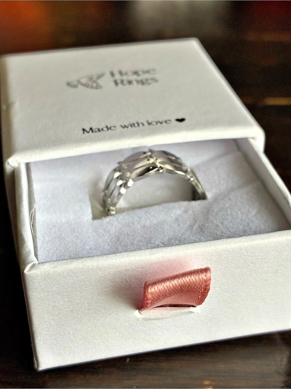 Hope Rings Silver-Tone - Picture 5 of 7